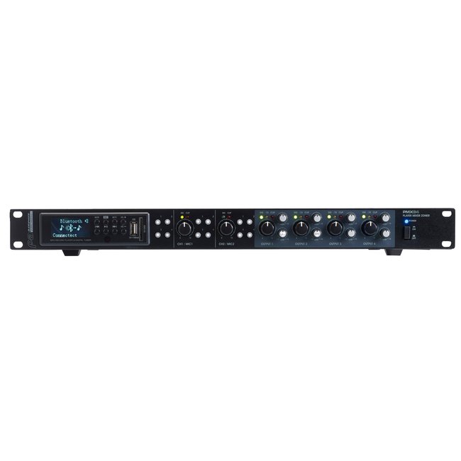 Audiophony PMX34 Mixer met 2 ingangen / 4 uitgangen