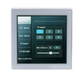 Audiophony DCTL bedieningspaneel voor DZONE88