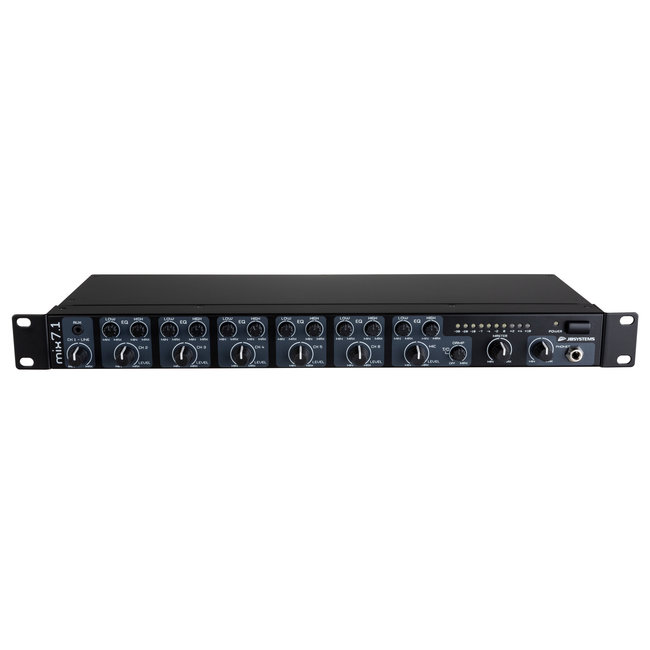 JB Systems MIX 7.1 7 kanaals voorversterker