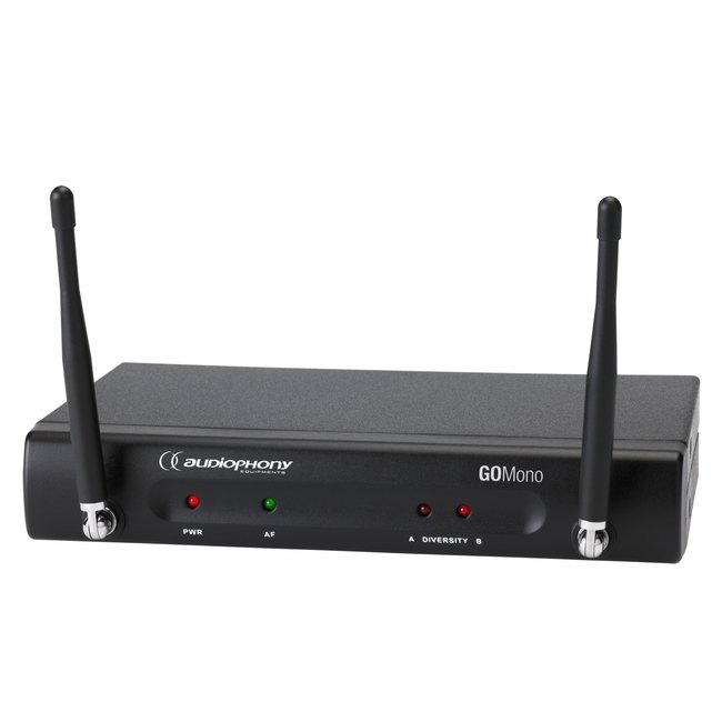 Audiophony GO-Mono-F8 UHF 16 frequenties diversity ontvanger