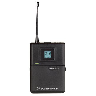 Audiophony UHF410-Body-F5 UHF bodypack zender