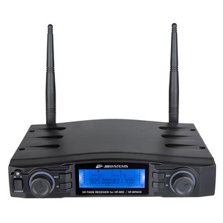 JB systems HF-TWIN RECEIVER Dubbele draadloze microfoonontvanger