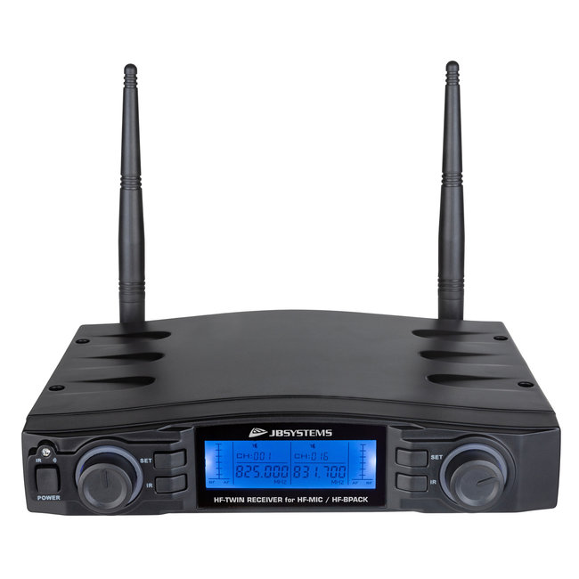 JB Systems HF-TWIN RECEIVER Dubbele draadloze microfoonontvanger