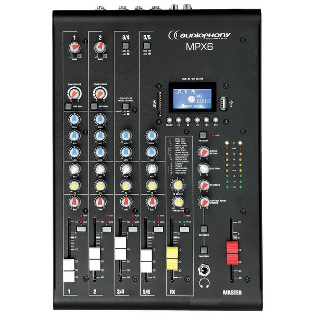 Audiophony MPX6 Mengpaneel 6 kanalen