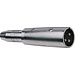 Hilec Adapter XLR male/ST.JACK female