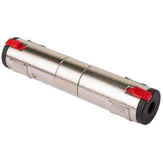 Hilec JACKf/JACKf 2x vrouwelijke jack adapter met vergrendeling