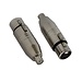 Hilec RCAf/XLRf Adapter per 2 stuks
