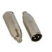 Hilec RCAf/XLRm Adapter per 2 stuks
