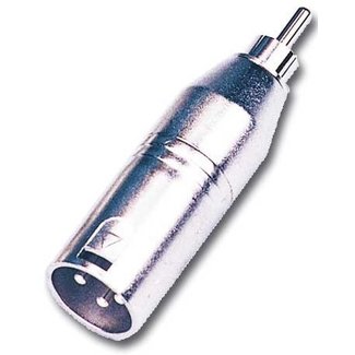 Hilec ADA/XMRM Adapter mannelijke XLR / mannelijke RCA