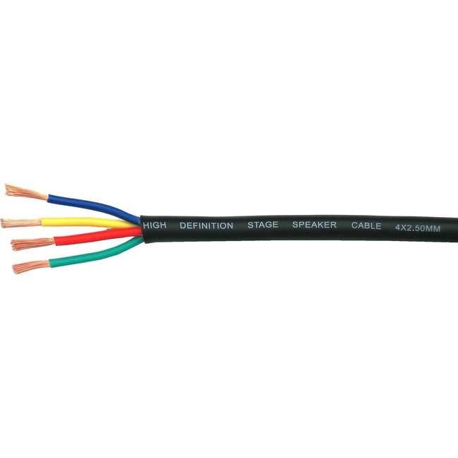Hilec SPR4250 Ronde luidsprekerkabel 4x2,50mm²  (rol 50m)