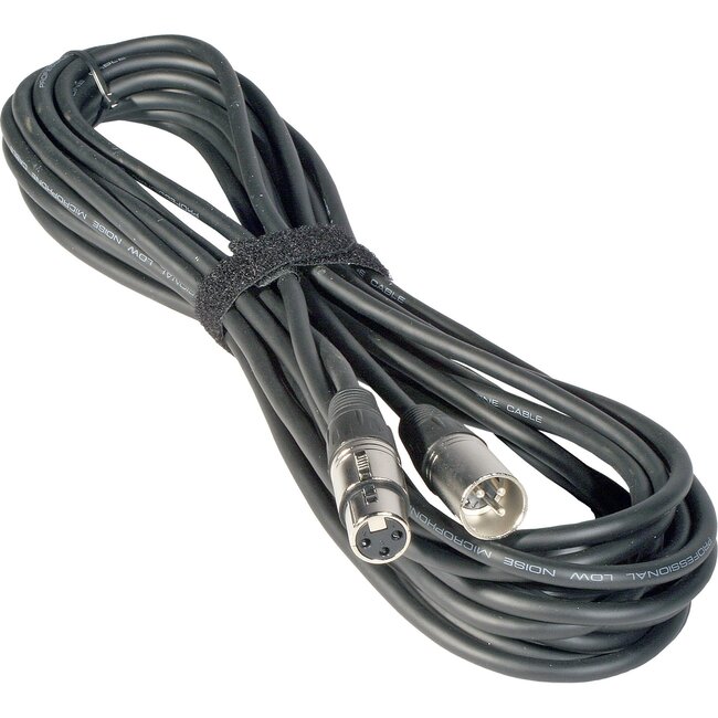 Hilec 7-0062 Assembled cable signal, 3pin XLR f + 3pin XLR m 2.5m