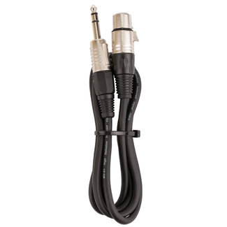 Hilec SJXF-1M5 Symmetrische signaalkabel Stereo Jack/XLR vrouwelijk 1,5m