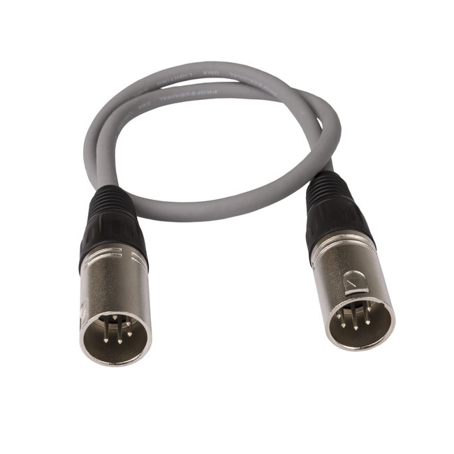 JB Systems XLR5 M-M 0,5M XLR-5pin man/man DMX-conversiekabeltje