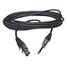Hilec CM/XFJM-6 Vrouwelijke XLR / mannelijke mono Jack microfoonkabel 6m