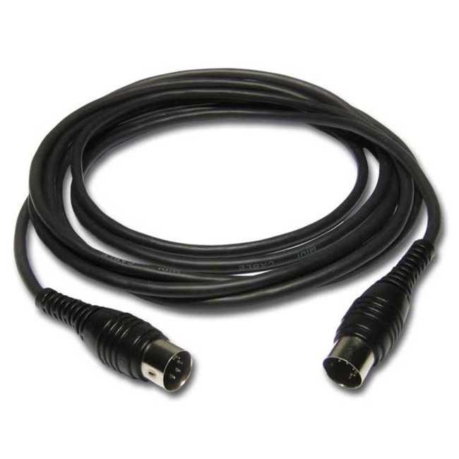 Hilec CL-51/3 DIN 5-pin mannelijk - DIN 5-pin mannelijk midi kabel 3m