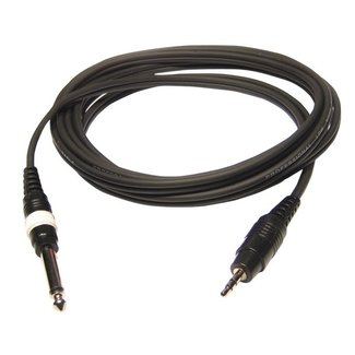 Hilec CL-71/10 Mannelijke stereo 3,5mm mini Jack / mannelijke stereo 6,35 Jack kabel 10m