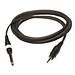 Hilec CL-71/3 Mannelijke stereo 3,5mm mini Jack / mannelijke stereo 6,35 Jack kabel 3m