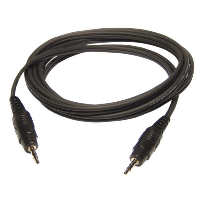Hilec CL-72/6 2x mannelijke stereo 3,5mm mini Jack kabel 6m