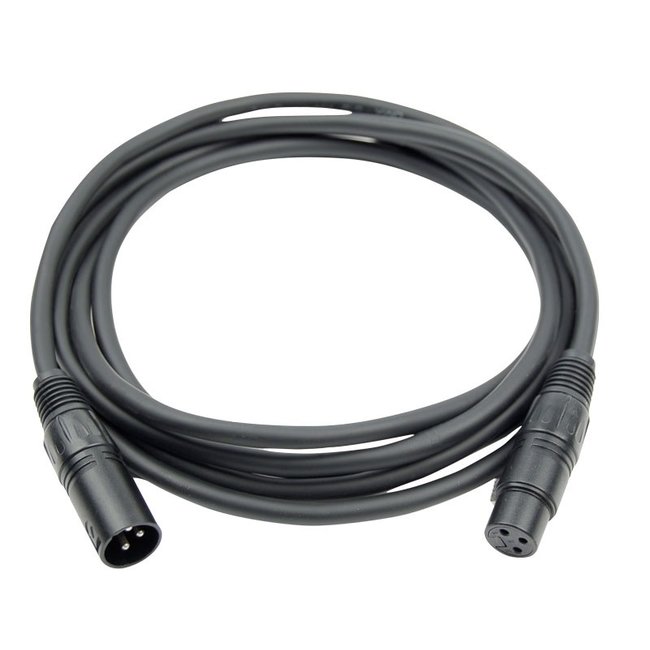 Hilec CDMX-0.6 DMX kabel XLR 3pin mannelijk / XLR 3pin vrouwelijk 0.6m