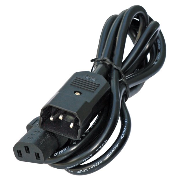 JB Systems IEC Cable M/F 5M stroomkabels met mannelijke/vrouwelijke IEC stekkers