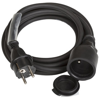 Hilec POWERCABLE-3G1,5-3M-F Stroomverlengkabel