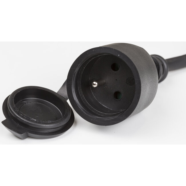 Hilec POWERCABLE-3G1,5-3M-F Stroomverlengkabel