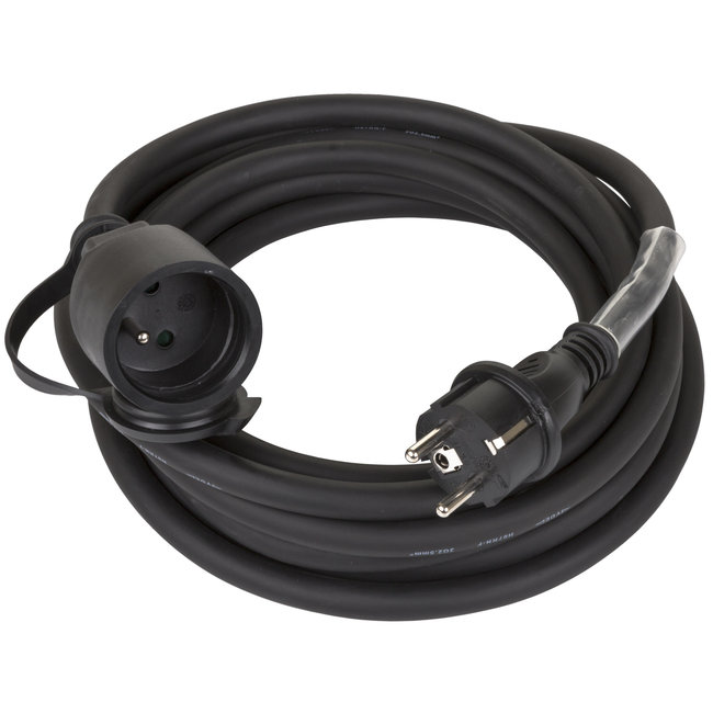 Hilec POWERCABLE-3G2,5-5M-F Stroomverlengkabel