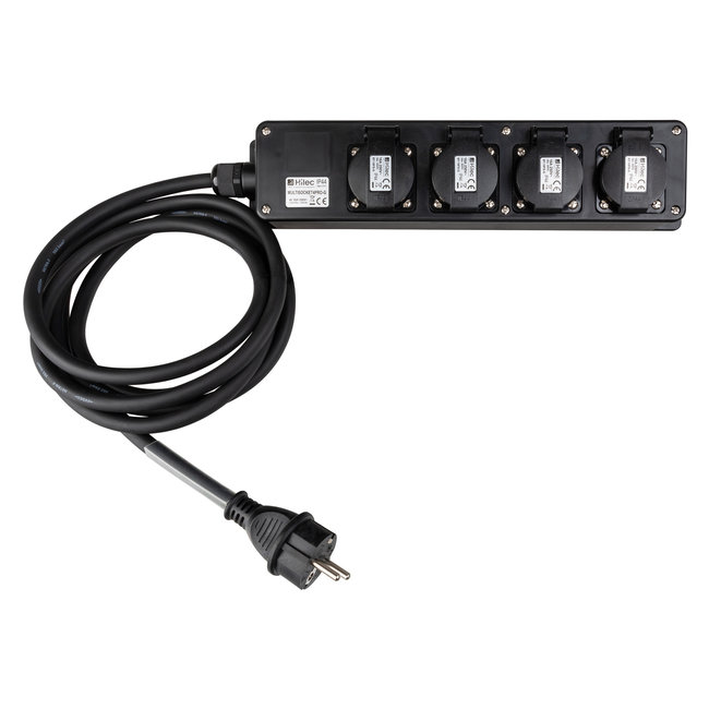Hilec MULTISOCKET4PRO-G-3M stroomverdeeldoos