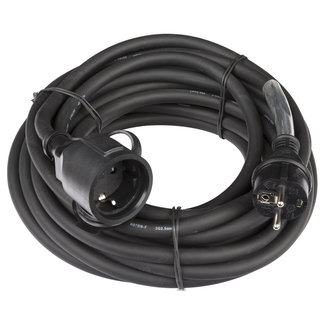Hilec POWERCABLE-3G2,5-10M-G Stroomverlengkabel