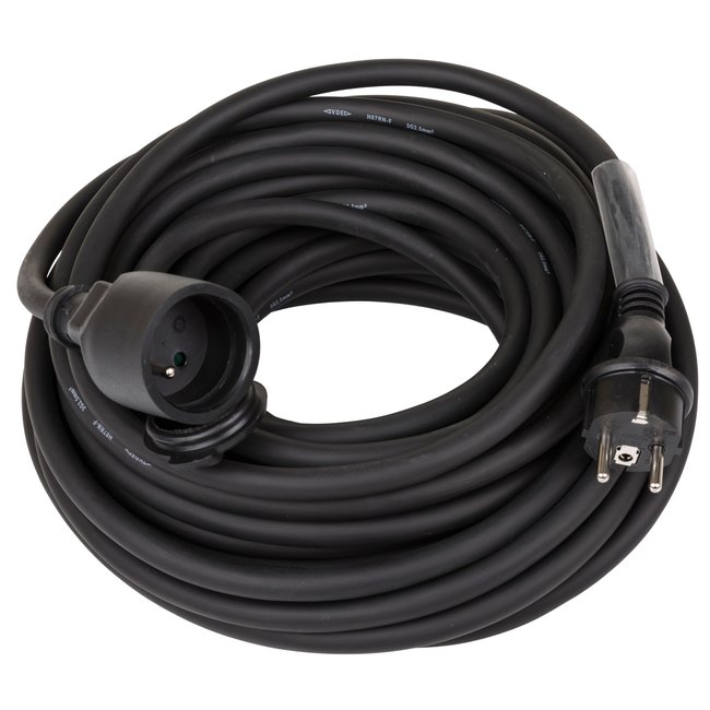 Hilec POWERCABLE-3G2,5-15M-F Stroomverlengkabel
