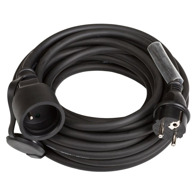 Hilec POWERCABLE-3G1,5-20M-F Stroomverlengkabel