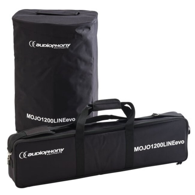 Audiophony MOJO1200LINEevo Versterkersysteem met 10" subwoofer en kolom