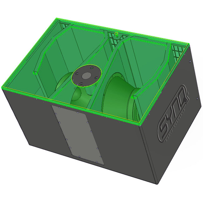 SYNQ I-SUB 210 Krachtige dubbele 10'' subwoofer