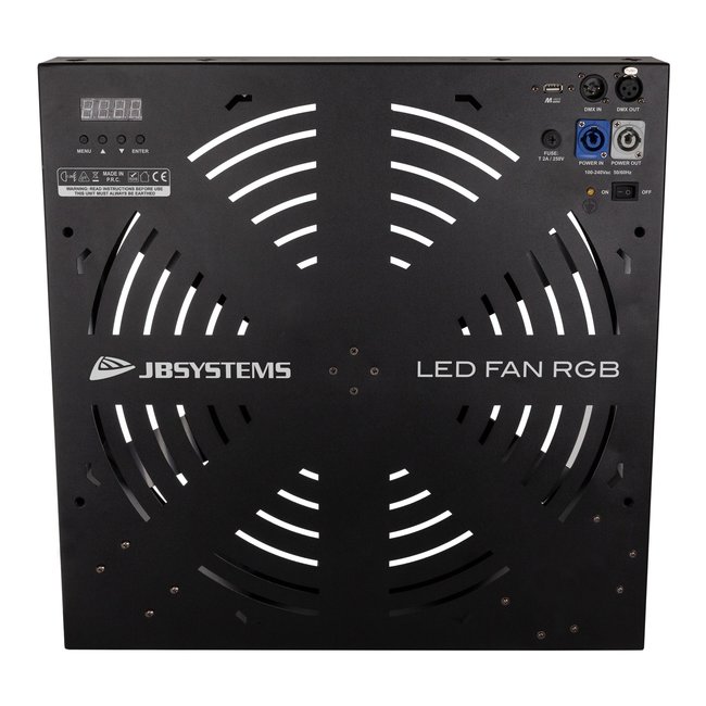 JB Systems LED FAN RGB Ventilator met LED-EFFECT