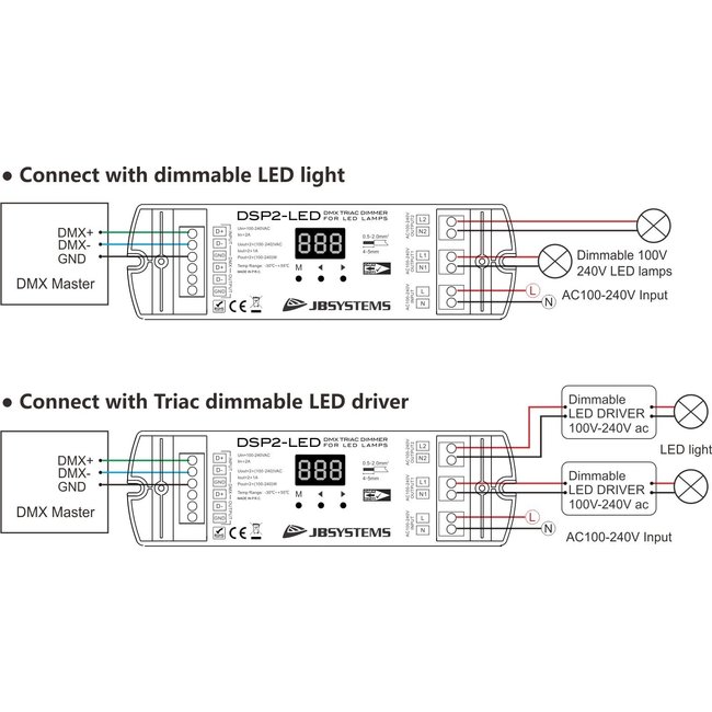 JB Systems DSP2-LED Triac dimmer
