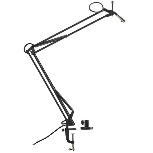 Hilec TMIC100 arm voor microfoon met XLR-kabel en tafelbevestigingssysteem