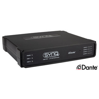 SYNQ DBI-04 analoge / DANTE®-netwerkaudiobrug