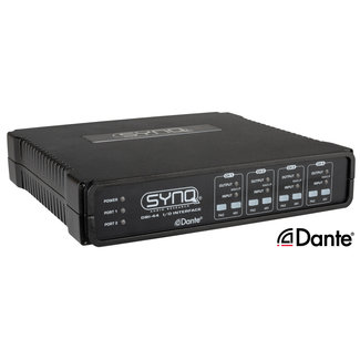 SYNQ DBI-44 analoge / DANTE®-netwerkaudiobrug
