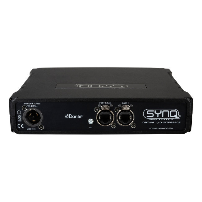 SYNQ DBT-44 analoge / DANTE®-netwerkaudiobrug