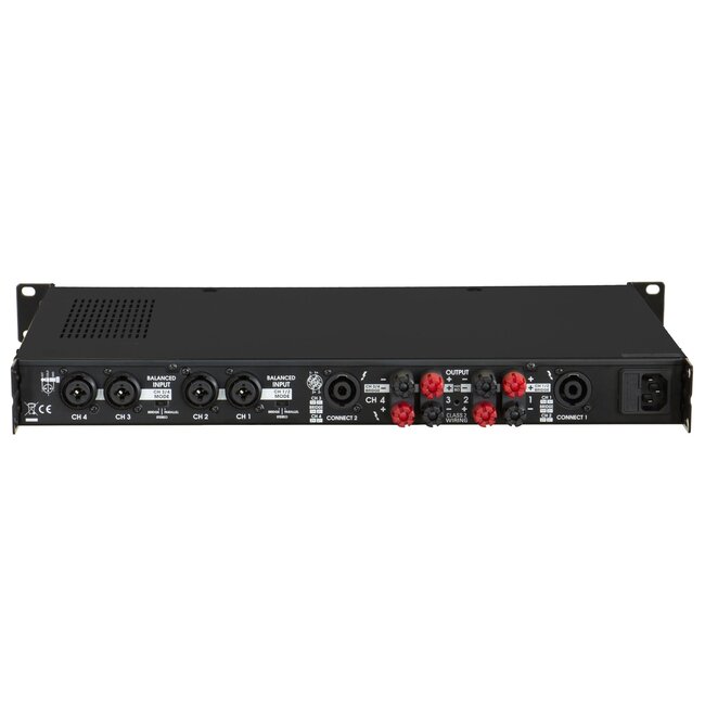 JB Systems AMP 150.4 4-kanaals vermogensversterker