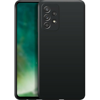 XQISIT Silicone case - Zwart- Samsung Galaxy A53