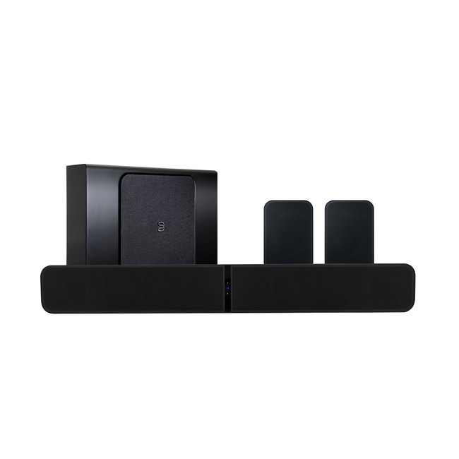 Bluesound Surround Soundbar + Sub + 2x Flex 2i