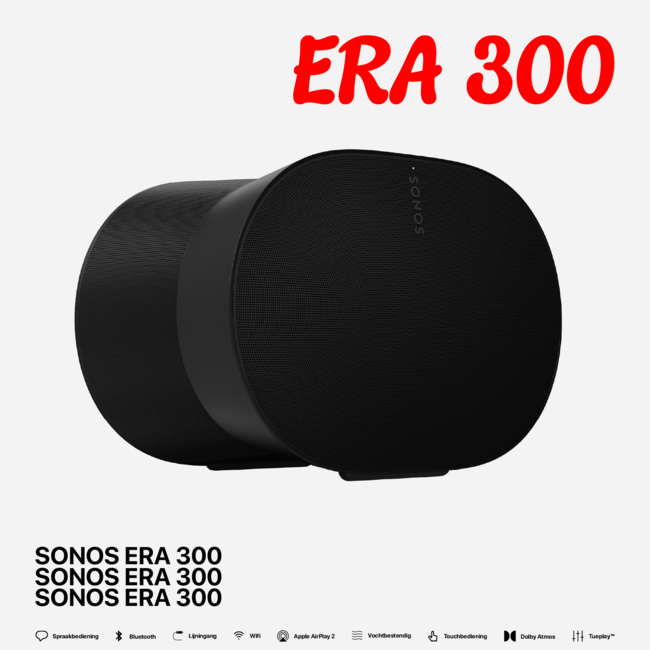 Sonos ERA 300 Zwart