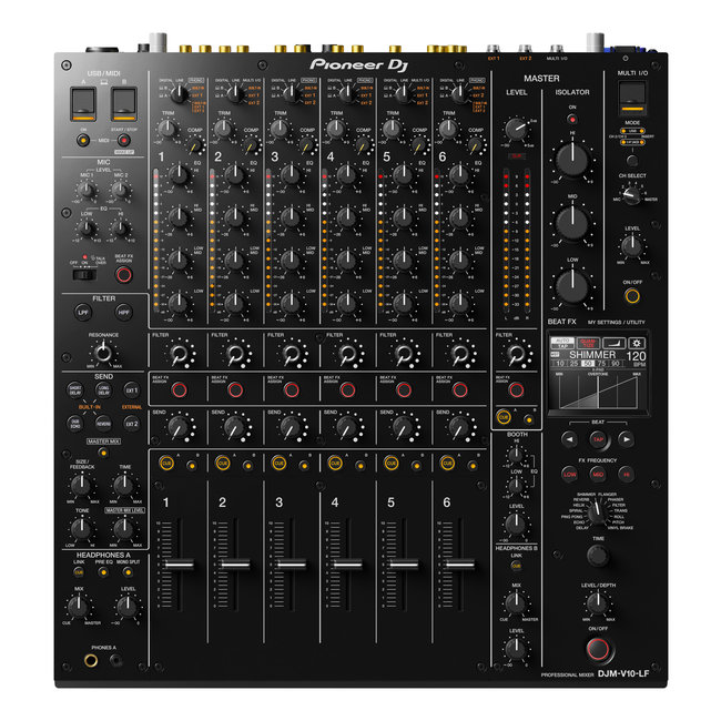 Pioneer DJ DJM-V10 LF 6-kanaals professionele dj-mixer