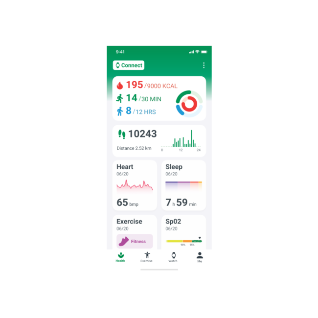 Doro  Smartwatch IP68 64MB 300mAh - Zwart