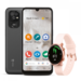 Doro 8100 4G Smartphone - 32GB (Inclusief Smartwatch - Roze)