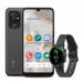Doro 8100 4G Smartphone - 32GB (Inclusief Smartwatch - Zwart)