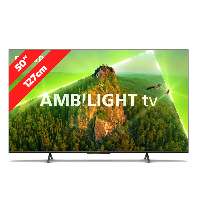 Philips LED 4K Ambilight TV 50PUS8108