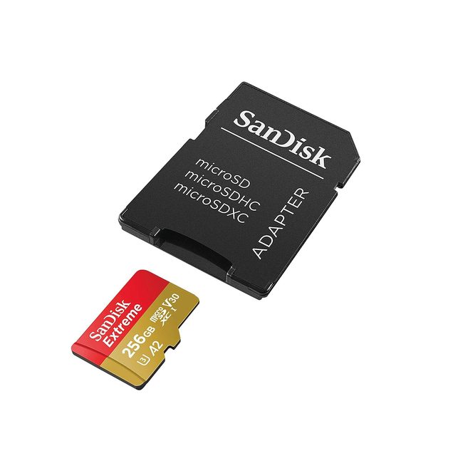 Sandisk Extreme MicroSD 256GB 190MB/s + SD Adapter