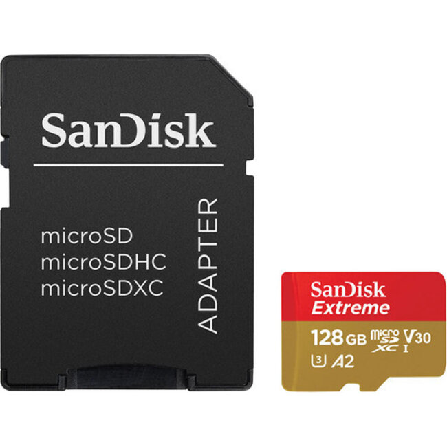 Sandisk Extreme MicroSD 128GB 190MB/s + SD Adapter